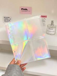 1PC Ins Style A5 Lily Dog Zipper Wrapped Handbook PVC6 Hole Loose Sheet Album, Student Storage Album - Nhiều màu - Xem 7