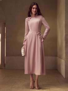 MOTF PREMIUM 拉链连衣裙贴花 - 粉色 - 查看 5