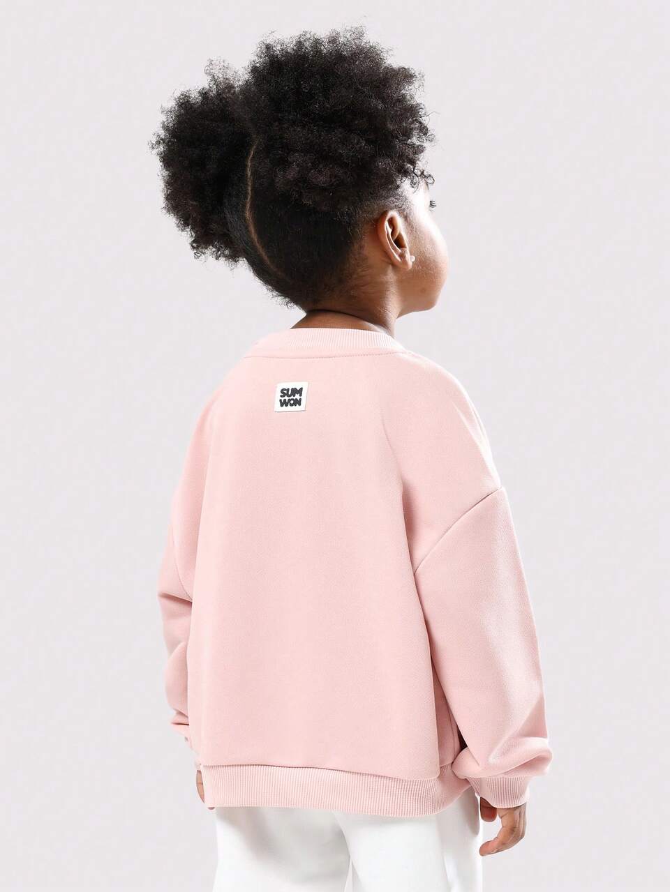 Sweat-shirt ras du cou oversize avec logo imprimé