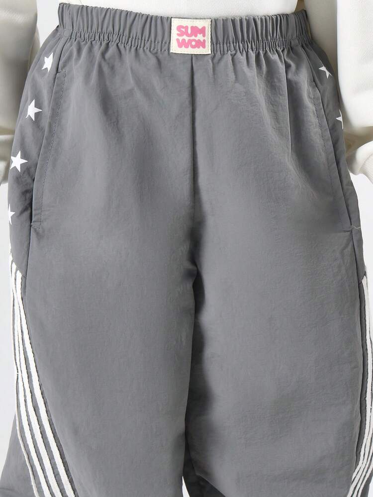 Oversized Athletic Club Sweatshirt With Elastic Joggers