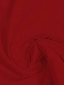 Selianne Summer V-Neck Sleeveless A-Line Waist Design Elegant Dress - Red - View 3