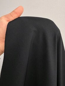 Maweii Plus-Size Women's Bow Bow Tie Loose New Year Party Dress Fall - Black - View 7