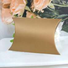 10 buc cutii de pernă în culori solide, cutie de ambalare cadou din hârtie kraft pentru nuntă, petrecere burlăciță, aniversare, ziua de naștere, decorațiuni pentru marturii de sărbători