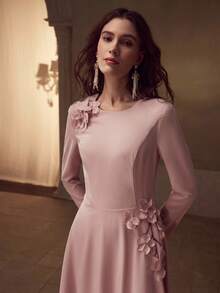 MOTF PREMIUM 拉链连衣裙贴花 - 粉色 - 查看 6