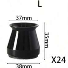 4/8/16/24PCS Round-Chair Leg Floor Protectors, Furniture Pads For Hardwood Floors, Furniture Sliders For Chair Legs, Rectangle Floor Protectors For Chairs, Silicone Chair Leg Caps Cover,Effectively Protect The Floor And Table Legs Back To School