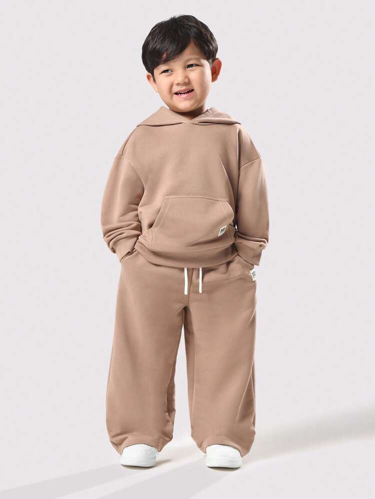 Hooded Fleece Sweatshirt With Matching Joggers