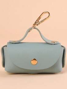 1 pieza Dispensador portátil para bolsas de residuos de perro/Portador de eliminación de mascotas de 3.5*2.7*1.5 pulgadas, multicolor - Multicolor - Ver 16