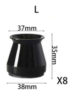 4/8/16/24PCS Round-Chair Leg Floor Protectors, Furniture Pads For Hardwood Floors, Furniture Sliders For Chair Legs, Rectangle Floor Protectors For Chairs, Silicone Chair Leg Caps Cover,Effectively Protect The Floor And Table Legs Back To School