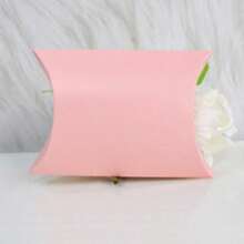 10 buc cutii de pernă în culori solide, cutie de ambalare cadou din hârtie kraft pentru nuntă, petrecere burlăciță, aniversare, ziua de naștere, decorațiuni pentru marturii de sărbători