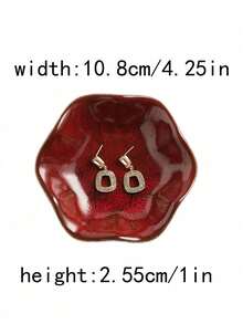 1 件陶瓷荷叶珠宝展示托盘、戒指钥匙和小配件收纳盘、生日礼物、新年礼物、友谊和爱情、适用于浴室托盘、桌面收纳、家居装饰返校 - 彩色 - 查看 19