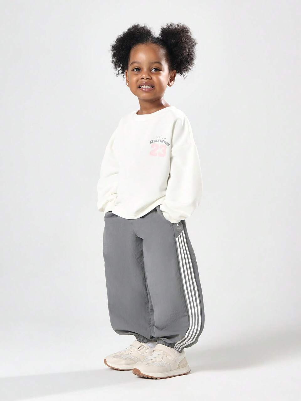 Oversized Athletic Club Sweatshirt With Elastic Joggers