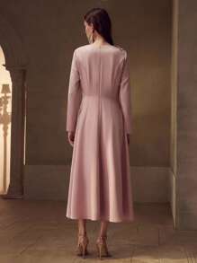 MOTF PREMIUM 拉链连衣裙贴花 - 粉色 - 查看 3