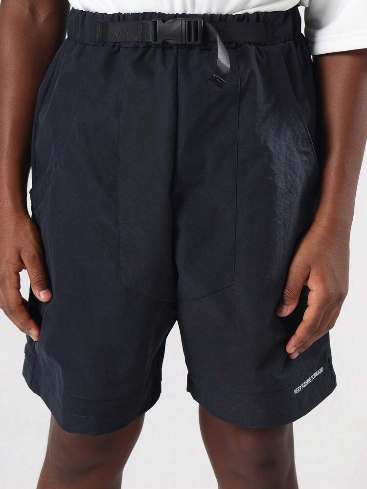 Oversized T-Shirt With Tie Dye Horizontal Stripes