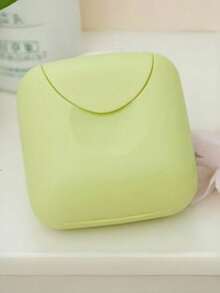 1 件纯色肥皂盒，带盖旅行肥皂容器，便携式肥皂盒，适用于露营健身房旅行必需品，防漏浴室储物，防水洗漱用品收纳盒，紧凑型肥皂盒，适用于淋浴浴室装饰，家居饰品，度假必备品 - 彩色 - 查看 11