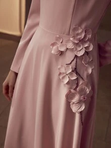 MOTF PREMIUM 拉链连衣裙贴花 - 粉色 - 查看 2