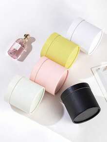 1pc Small Round Bucket Vase Solid Color Flower Arrangement Vase DIY Craft Home Decor Gift Packaging Holiday Christmas Wedding Party Decorations Minimalist Modern Desk Decor Vase For Living Room Office - multicolor - View 6