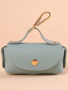 1 pieza Dispensador portátil para bolsas de residuos de perro/Portador de eliminación de mascotas de 3.5*2.7*1.5 pulgadas, multicolor - Multicolor - Ver 12