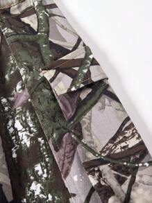 Saia Denim Mini Camuflada Elástica Fofa, Estilo de Rua, Casual, Confortável, Fashion, Férias, Leve para o Verão, Meninas Pré-Adolescentes - Multicolorido - Visão 7