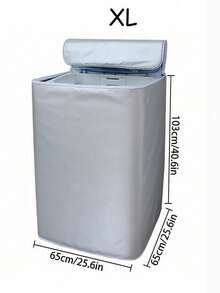 洗衣机罩 涤纶防水 顶装式洗衣机烘干机罩 防晒 银色涂层 防尘罩 - 彩色 - 查看 10