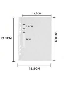 1PC Ins Style A5 Lily Dog Zipper Wrapped Handbook PVC6 Hole Loose Sheet Album, Student Storage Album - Nhiều màu - Xem 12