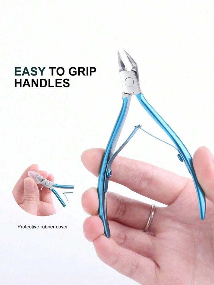 Ultra-Sharp Precision Nail Clippers - Professional-Grade Thick Nail Trimmer & Edge Cutter For Ingrown Paronychia Correction, Perfect At-Home Manicure & Pedicure, Easy To Use & Clean,Bag,Organizer,Storage - Blue - View 13
