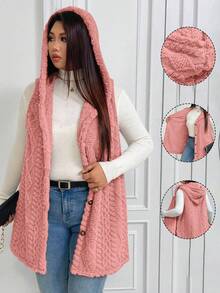 Elenzga 万圣节大码外套 - 藕粉色 - 查看 2