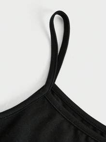 SHEIN Girlism 3pcs/Set Teen Girl Casual Outfit, Including Hoodie Sweatshirt, Spaghetti Strap Backless Top, And Elastic Waist Pants, Back To School Wear, Autumn, Streetwear, Concert Outfit Fall Winter - Multicolor - View 15