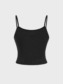 SHEIN Girlism 3pcs/Set Teen Girl Casual Outfit, Including Hoodie Sweatshirt, Spaghetti Strap Backless Top, And Elastic Waist Pants, Back To School Wear, Autumn, Streetwear, Concert Outfit Fall Winter - Multicolor - View 7