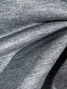 Teen Girl Solid Color Minimalist Casual Sweatshirt Fall Winter - Dark Grey - View 5