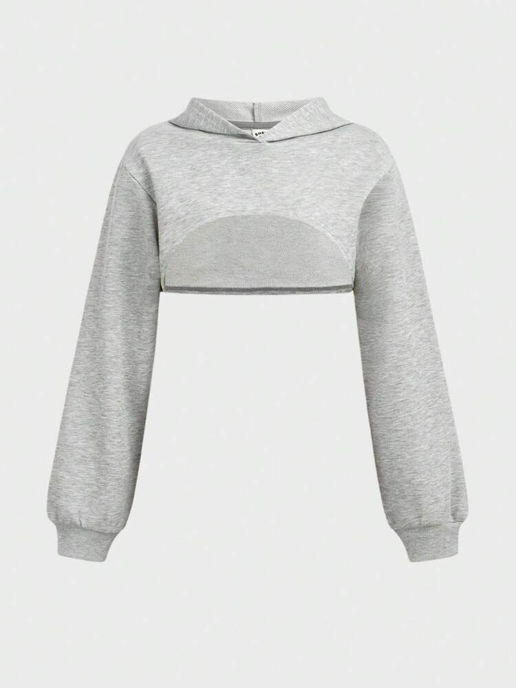 SHEIN Girlism 3pcs/Set Teen Girl Casual Outfit, Including Hoodie Sweatshirt, Spaghetti Strap Backless Top, And Elastic Waist Pants, Back To School Wear, Autumn, Streetwear, Concert Outfit Fall Winter - Multicolor - View 8