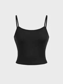 SHEIN Girlism 3pcs/Set Teen Girl Casual Outfit, Including Hoodie Sweatshirt, Spaghetti Strap Backless Top, And Elastic Waist Pants, Back To School Wear, Autumn, Streetwear, Concert Outfit Fall Winter - Multicolor - View 6