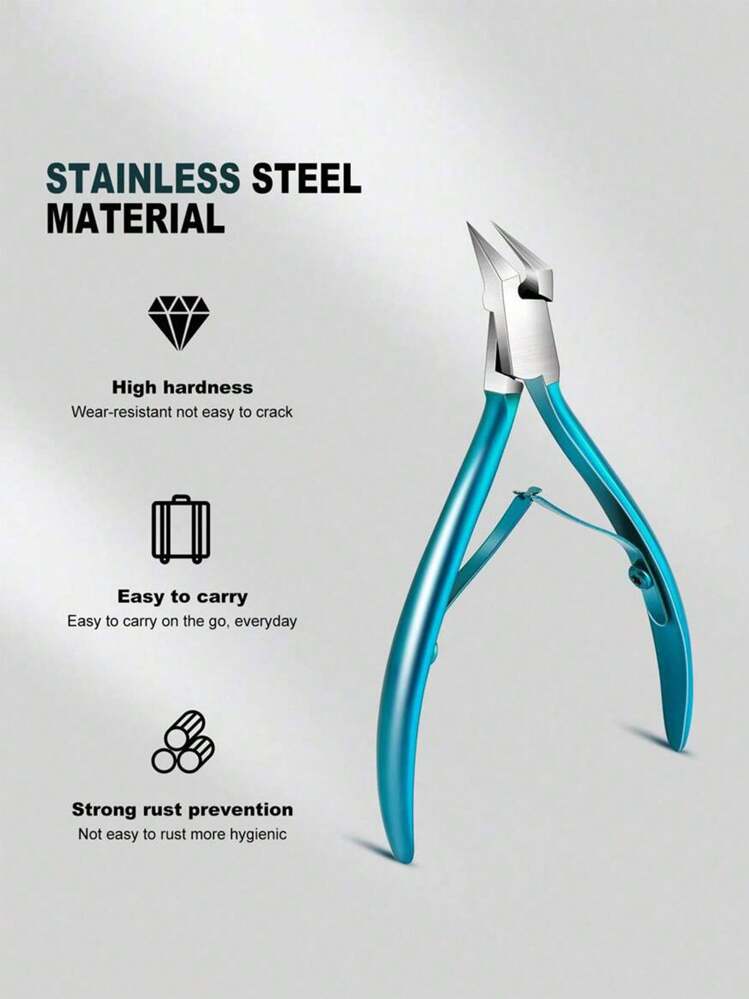 Ultra-Sharp Precision Nail Clippers - Professional-Grade Thick Nail Trimmer & Edge Cutter For Ingrown Paronychia Correction, Perfect At-Home Manicure & Pedicure, Easy To Use & Clean,Bag,Organizer,Storage - Blue - View 10