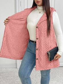 Elenzga 万圣节大码外套 - 藕粉色 - 查看 4