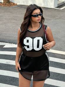 SHEIN EZwear Dreamy Mini Dress With Contrasted Flared Hemline, Waist Tie, Ruffle Cup, Rose Embroidery, Layered Skirt, Adjustable Spaghetti Strap