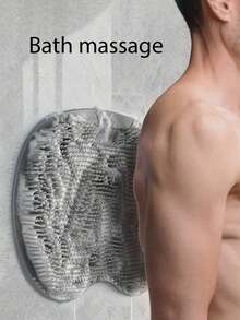 1PC Silicone Exfoliating Body Scrubber With Suction Cups Wall Mounted Shower Back Massager Foot Scrubber Waterproof Dead Skin Remover Brush For Callus Back Acne Muscle Relief Random Color Bathroom Spa Gym Recovery Skincare Essential Massage Tool Exfoliator Spa Accessory Muscle Recovery Tool Relaxation Device - Multicolor - View 14