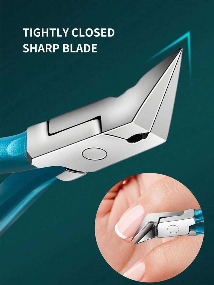 Ultra-Sharp Precision Nail Clippers - Professional-Grade Thick Nail Trimmer & Edge Cutter For Ingrown Paronychia Correction, Perfect At-Home Manicure & Pedicure, Easy To Use & Clean,Bag,Organizer,Storage - Blue - View 4