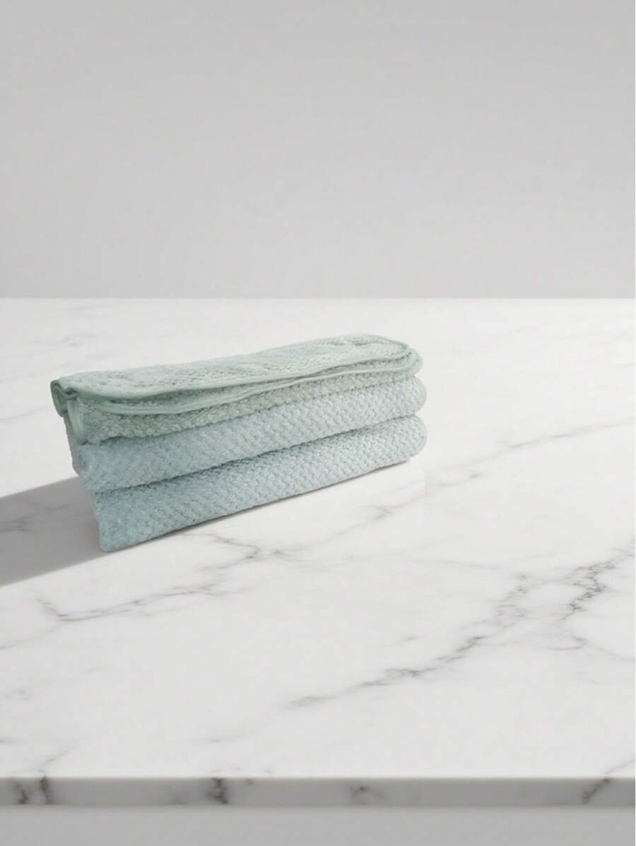 1条（轻薄款）珊瑚绒纯色菠萝图案，轻便毛巾或浴巾。珊瑚绒超细纤维柔软吸水，家用速干毛巾，浴室浴巾。请选择您需要的尺寸 - 薄荷綠 - 查看 1