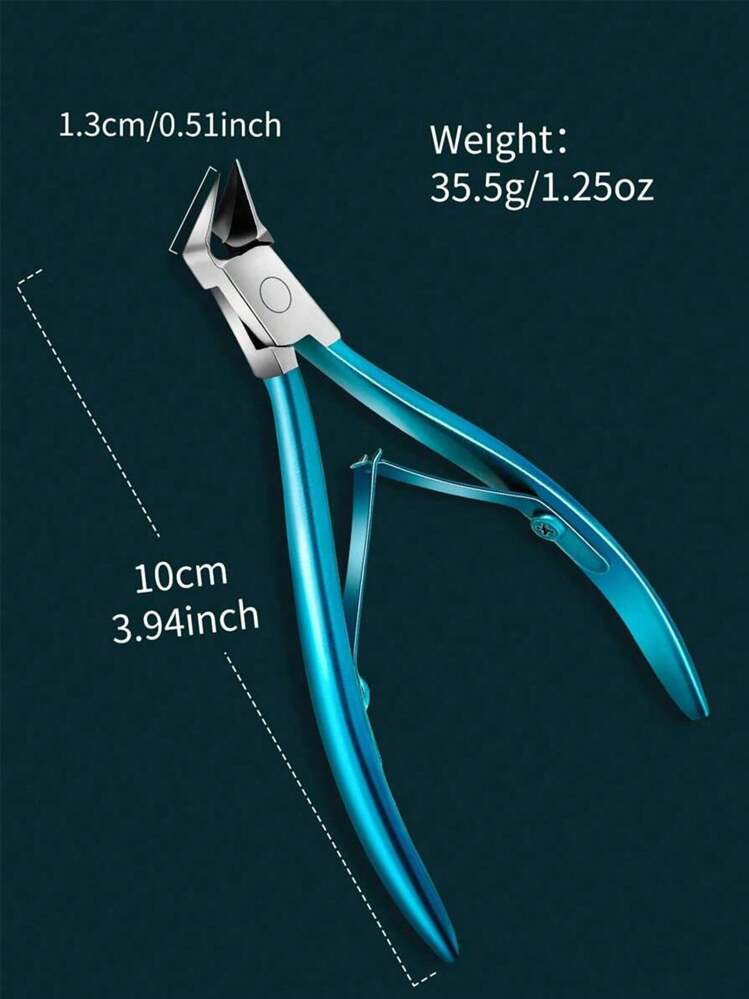 Ultra-Sharp Precision Nail Clippers - Professional-Grade Thick Nail Trimmer & Edge Cutter For Ingrown Paronychia Correction, Perfect At-Home Manicure & Pedicure, Easy To Use & Clean,Bag,Organizer,Storage - Blue - View 2