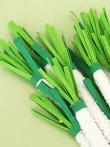 PETSIN 1 件木制猫薄荷玩具，葱、欧芹、胡萝卜猫玩具，仿真蔬菜耐咬自娱自乐，磨牙猫，宠物玩具