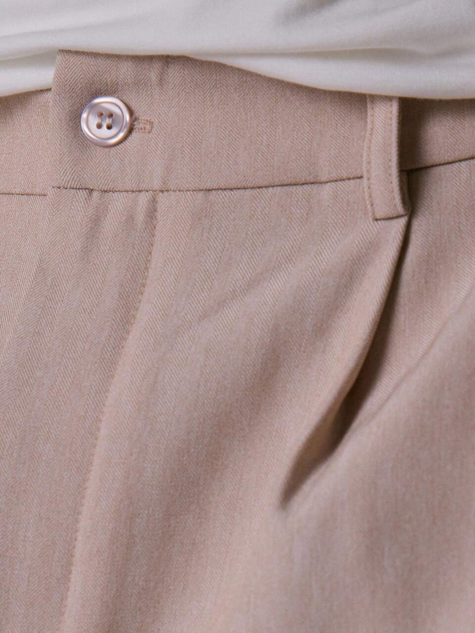 Pinstripe Oversized Tailored Trouser Spring Summer Smart Casual