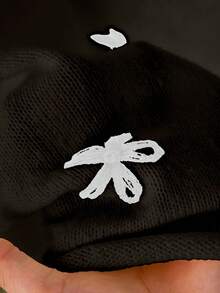 CosyJoli Áo ba lỗ dệt kim cổ tròn in họa tiết khối màu cỡ lớn cho mùa thu/đông - Cà phê nâu - Xem 6