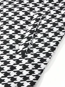 Ellevyn Áo vest cổ lật họa tiết da báo dành cho nữ, có túi, đa năng cho mùa thu/đông - Nhiều màu - Xem 9