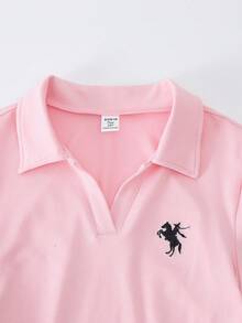 Sparklyn 2件套少女优雅休闲百搭纯色长袖修身T恤套装，多种颜色可选，百搭易配 - 彩色 - 查看 3