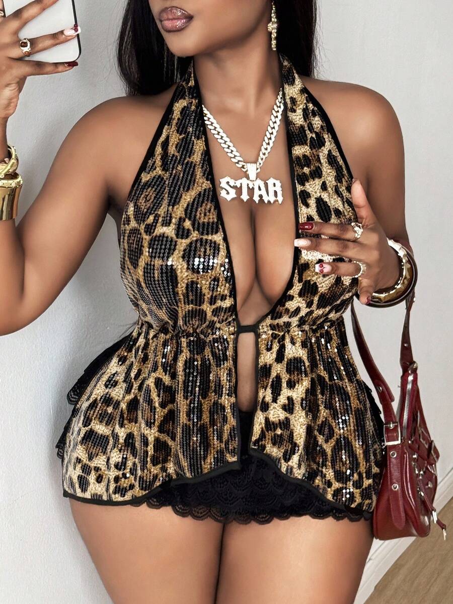 Maweii 2025年大码女式优雅性感细肩带露背音乐节约会Y2K设计吊带背心 - 彩色 - 查看 1