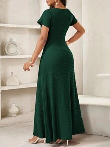 SHEIN Lady 2025 Neue Sommer High-End Nischen-Design Textur Stoff gestrickt Jacquard dunkelgrün langen Rock weibliche Sommer Taille elegante Kleid Herbst Kleidung für Frauen Business Casual Frau Büro Outfits für Frauen Arbeit Outfits für Frauen Arbeitskleidung Frauen Herbst Outfits Frauen Kirche Outfits Frauen Flughafen Outfit für Frauen klassische Outfits für Frauen Land Outfits Frauen Business professionelle Frauen Ausgehen Outfits Arbeitskleidung Weihnachten Damen Kleidung Weihnachtskleid elegante Kleider Hochzeitsgast Kleid für Frauen Abendkleid schicke Hochzeit schicke Kleid Weihnachtsfeier Kleid Hochzeitsgast