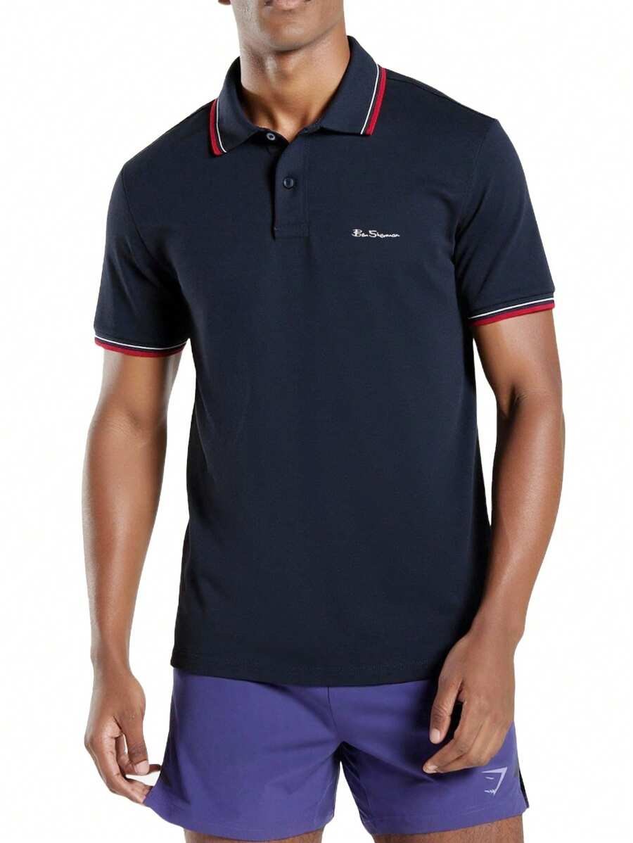 Ben Sherman Men Polo Shirts - Navy Blue - View 1