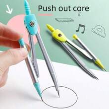 7/20pcs Math Drawing Tool Set In Compass And Ruler Style With Eraser For Student Exam And Homework, Suitable For Elementary Students Back To School