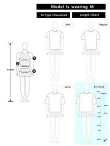 SUMWON Maglia in jersey a rete con scollo a V e maniche corte, con stampa a scritto, per abbigliamento casual estivo da strada