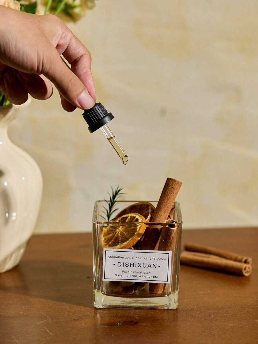 Cirelle Non-Flame Aromatherapy Diffuser Cup With Cinnamon Essential Oil, Air Freshener, Bedroom Fragrance, Long-Lasting Aromatherapy Cup For Bedroom