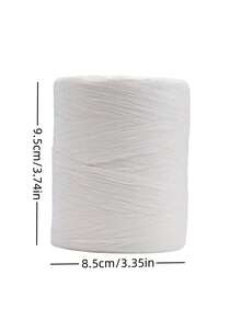 1 件拉菲草纱线手工钩编可折叠帽袋、波西米亚风海滩夏季草帽、DIY 手工编织线、时尚丝带绳、钩编渔夫帽、手工折叠拉菲草太阳帽、波西米亚风配饰 - 彩色 - 查看 4